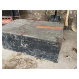 Vintage Wood Foot Locker Trunk