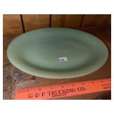 Vintage 10' Jadeite Platter