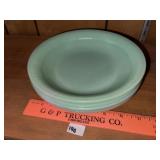Vintage Jadeite Sandwich Plates (4)
