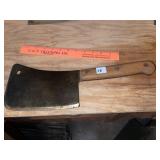 Large Heavy Vintage Meat Cleaver