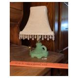 Nice Vintage Jadeite Finger Table Lamp