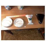 Vintage Ash Trays & Wall Pockets  (4 Pcs)