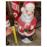 Vintage Blow Mold Lighted Santa (24' Tall)