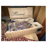 Vintage Homestead 4 Place Snack Set