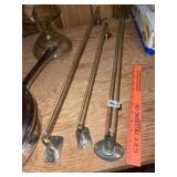 (3) Acrylic Towel Bars