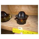 Vintage Imperial Glass Amethyst Juicer