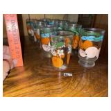 Set of Vintage Juice Glasses (10)
