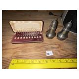 Salt & Pepper Shaker Set + Denture Tooth Shades