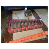 Vintage Metal Xylophone  & Jacks
