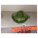 Vintage Green Depression Juicer