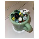 Vintage Marbles (in Chipped Cup)