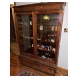 Nice Antique Bookcase / Display Cabinet (See below