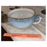 Vintage Porcelain Chamber Pot (Blue)