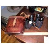Vintage 7x50 Binocs & Leather Case (Made in Japan)