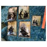 (5) Vintage Silhouette Pictures