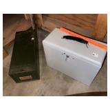 Metak Locking File Box + Metal Storage Box
