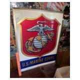 US Marine Metal Sign