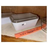 Vintage Refrigerator Dish & Lid