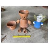 Terra Cotta Pottery Planters in Grp
