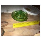 Vintage Green Depression Juicer