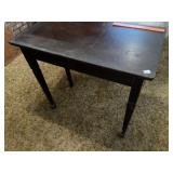 Vintage Walnut Sewing Table