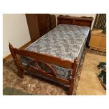 Nice Twin Bookcase Bed & Bedding Set (1 of 2 avail