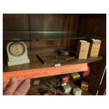Small Clock & Collectibles in Grp