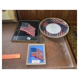 Vintage Flag Advertisement Pic & Decor Grp