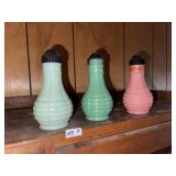 (3) Vintage Grende Salt & Pepepr Shakers