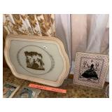 (2) Vintage Silhouette Pictures