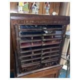 Antique Hemmingway & Sons Spool Cabinet (Nice)