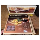 Crystal Cracker Dish + Party Platters
