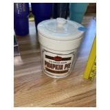 Pumpkin Pie Crock Candle