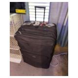 XL Rolling  Luggage + Tan Luggage