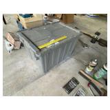 Hinged Lid Storage Tote