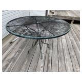 Wrought Iron Patio Table