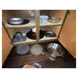 Cook Ware in 2 Cabinet Bases