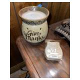 Give Thanks Candle Melter & Decorator Lamp