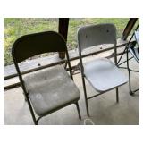 (2) Folding Shop Chairs