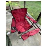 Red Folding Camp Chair (New w/ Carry Bag)