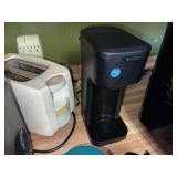 Toaster & Keurig Coffee Brewer
