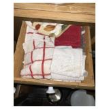 Dish Towels ~ Pot Holders  & Utensils (3 Drawers)