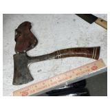 Vintage Hatchet w/ Leather Sheath