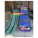 Beach Chairs ~ Chaise Lounger & Umbrella