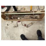Vintage Carpenter's Tool Box & Tools