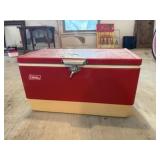 Vintage Coleman Metal Ice Chest Cooler
