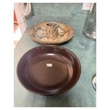 Stoneware Pottery Chicken Cooker & Bake Dish