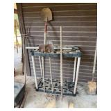 Shovel ~ Yard Tools & Tool Rack