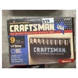 Craftsman 1/4' Deep METRIC Socket Set
