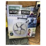 AC or Battery Powered Fan